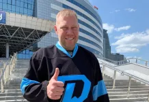 Андрей Костицын возглавляет список бомбардиров Республиканской хоккейной лиги