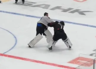 Мартынов помог «Авангарду» разгромить «Адмирал», вратари устроили драку на льду Мартынов помог «Авангарду» разгромить «Адмирал», вратари устроили драку на льду